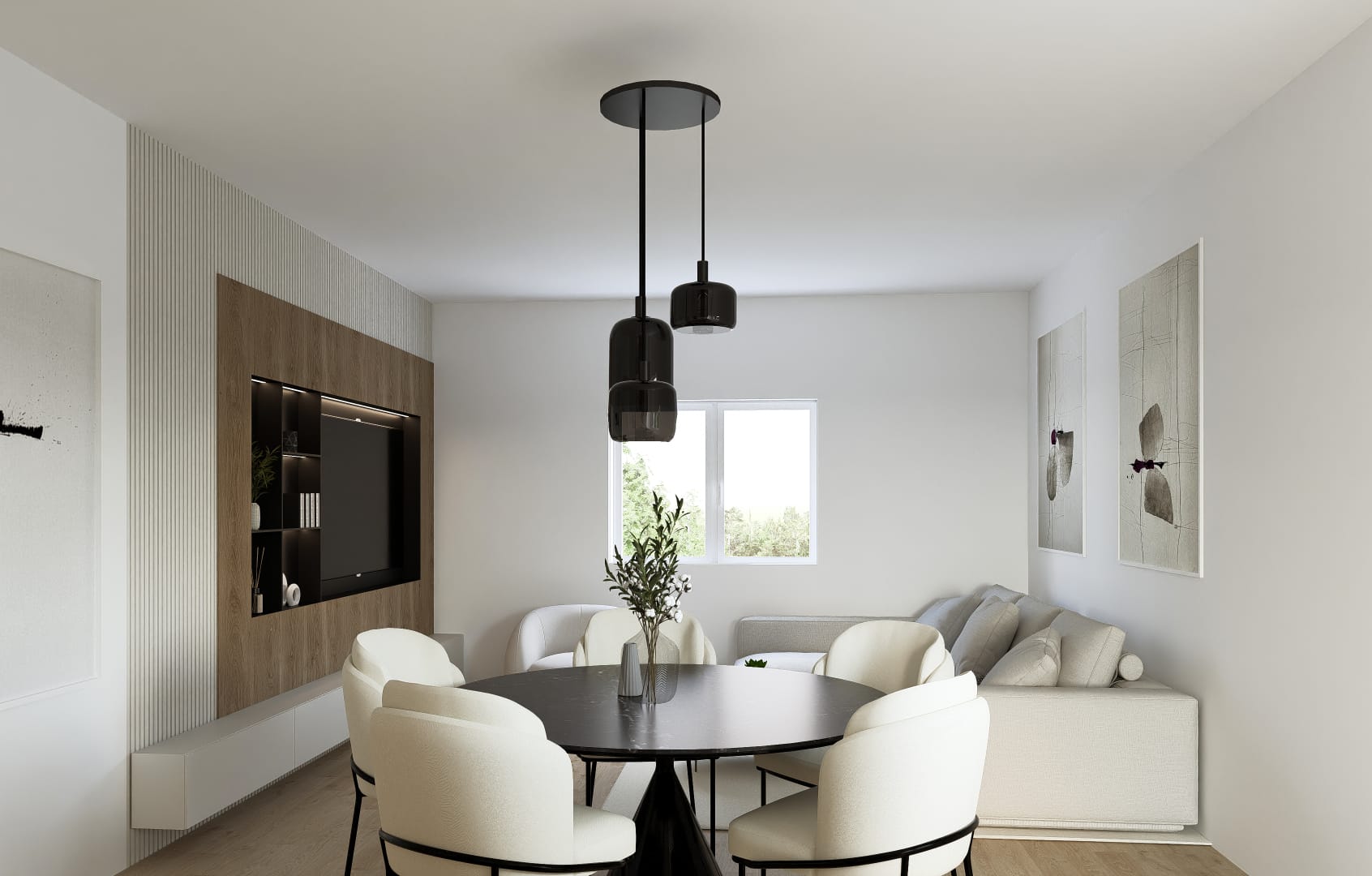 Večstanovanjska-stavba-Ljubljana-Rendera-stavba-Vizualizaccija-dnevna