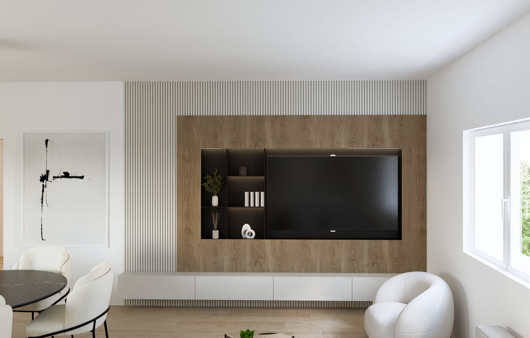 Večstanovanjska-stavba-Ljubljana-Rendera-stavba-Vizualizacija-veliko-svetlobe