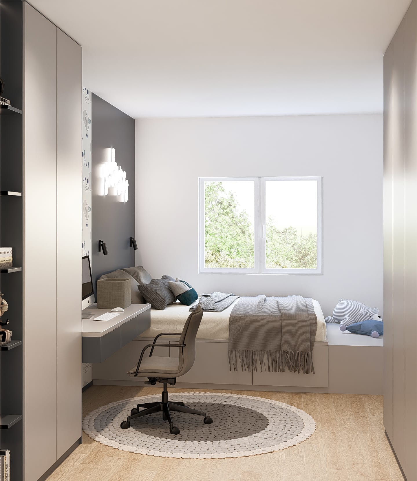 Večstanovanjska-stavba-Ljubljana-Rendera-stavba-Vizualizacija-veliko-investitorji