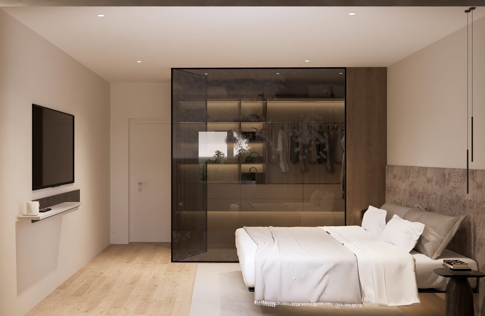 Večstanovanjska-stavba-Ljubljana-Rendera-stavba-Vizualizacija-spalnica