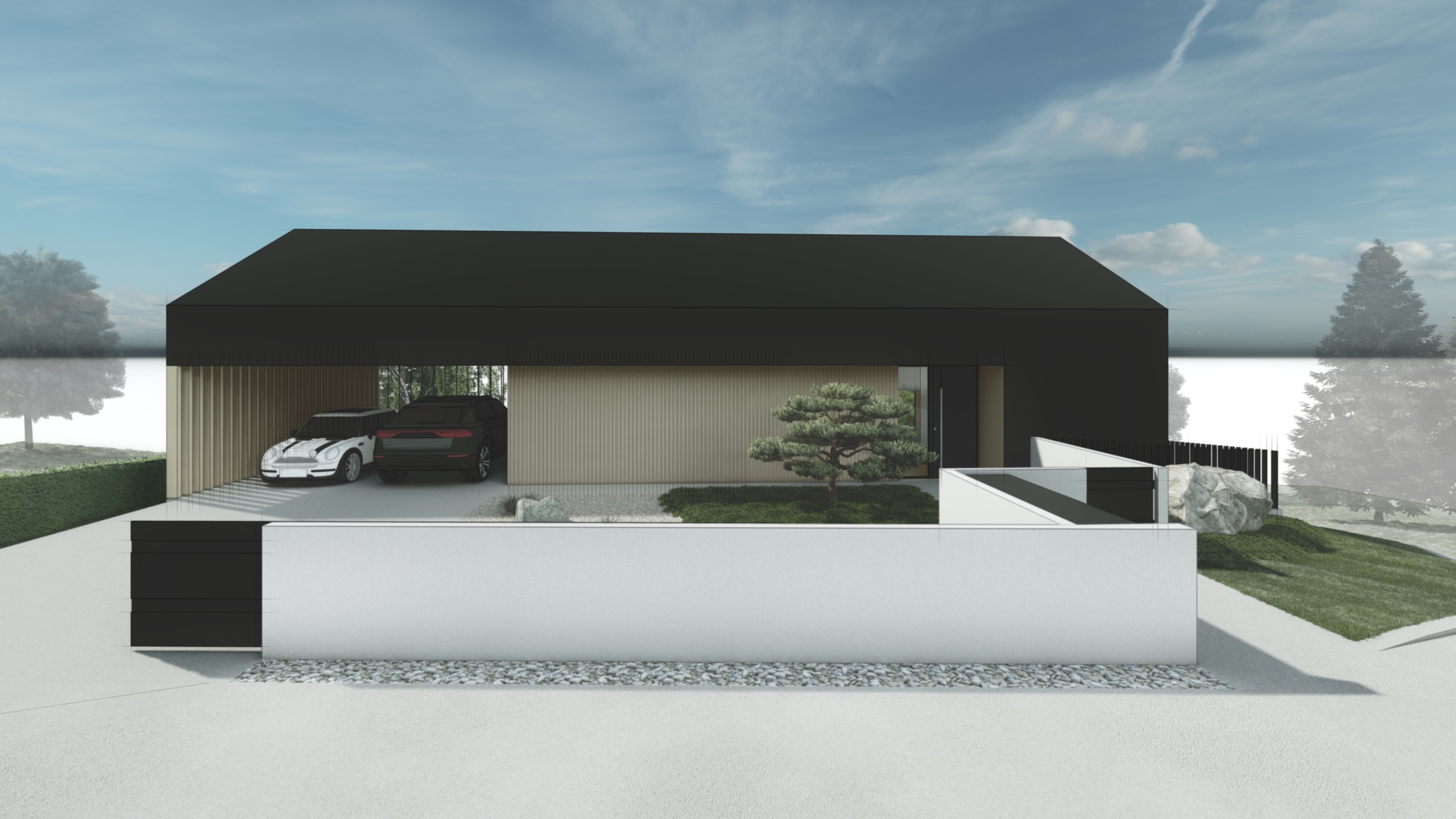 Košaki-zemljišče-z-gradbenim-dovoljenjem-za-hišo-Rendera-atrijska