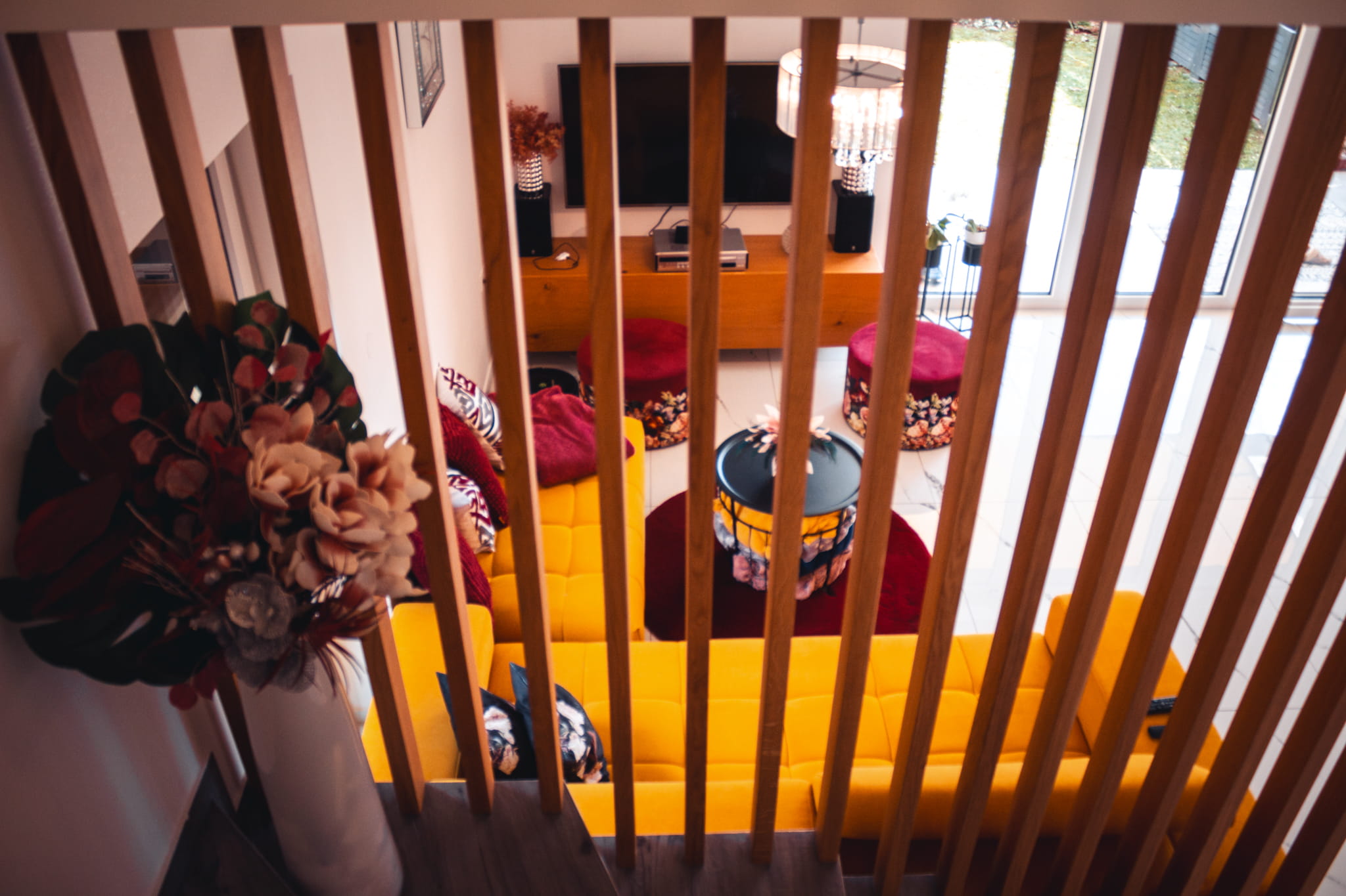 Družinska-vrstna-hiša-Miklavž-Rendera-stopnišče