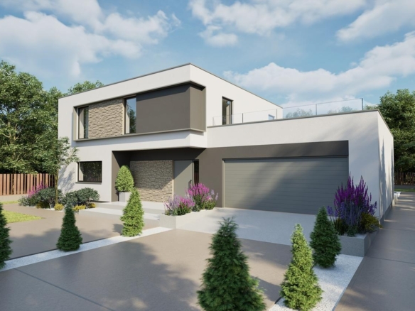 Montažna-hiša-Velora-247-Perhaus-Rendera-garaža-terasa