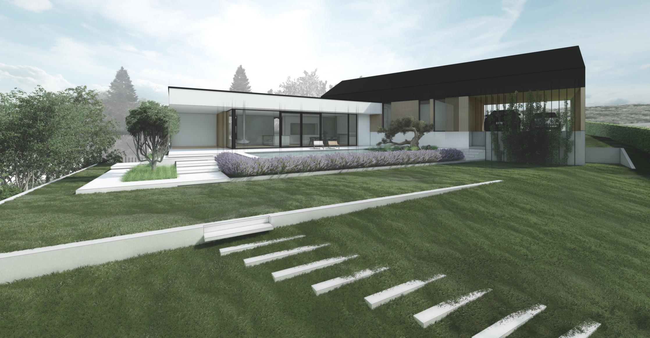 Košaki-zemljišče-z-gradbenim-dovoljenjem-za-hišo-Rendera-montažna-dostop